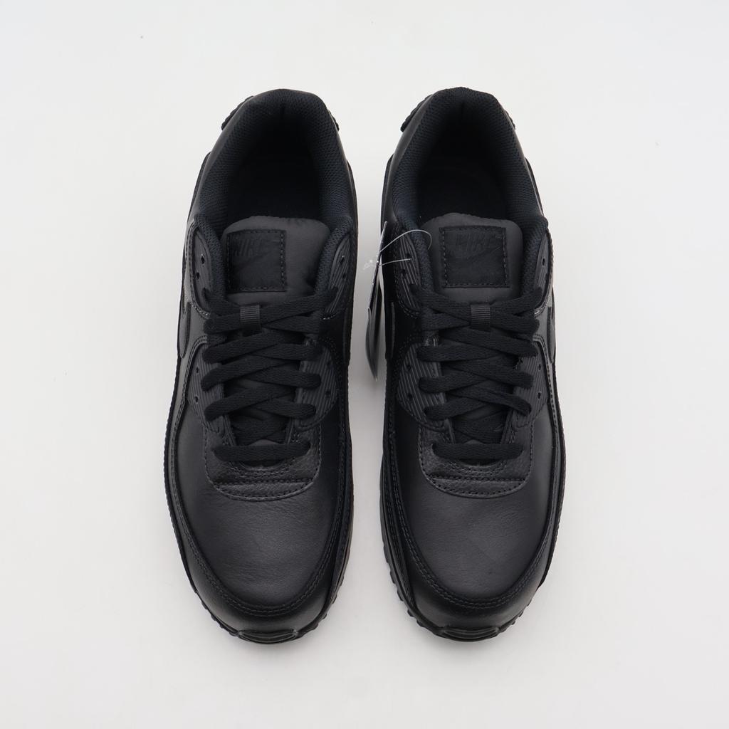 CZ5594-001 Nike Air Max 90 Leather "Triple Black" (Men's)