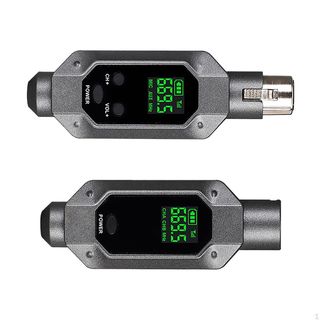 Microphone System with Receiver for Mixers and PA Systems