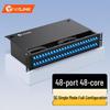 NETLINK 48-Port SC Single-Mode Rack-Mount Fiber Optic Distribution Frame