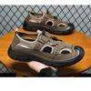 Men's Shoes Summer Beach Hole Wading Shoes Rotating Button Sandals Men's Casual Shoes Hollow Outdoor Shoes