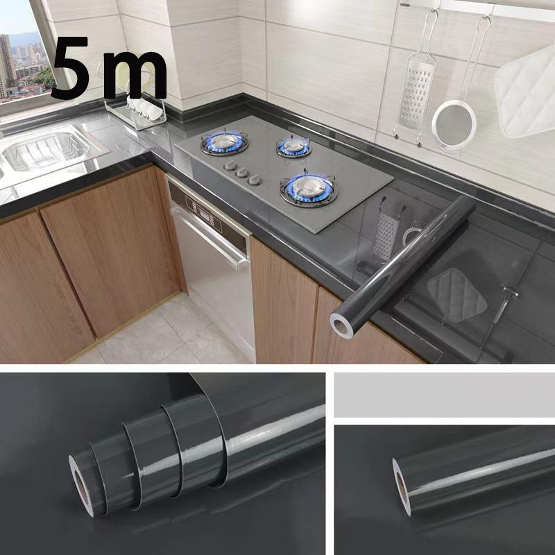 Kitchen and living room decoration wallpaper waterproof and oil resistant 0.4m wide PVC sticker