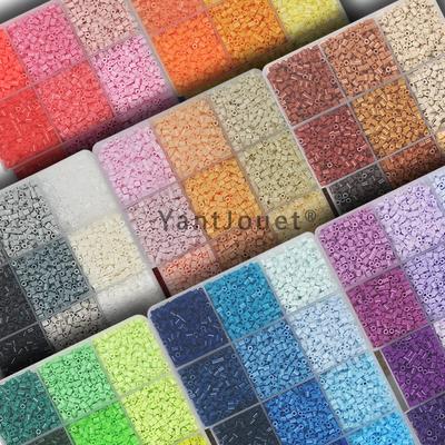 Non-Toxic Yantjouet 15Color 2.6Mm Mini Beads Color Set 650Pcs Hama Beads Puzzle Toy Gift For Child Diy Iron Beads For Kid Children Gift