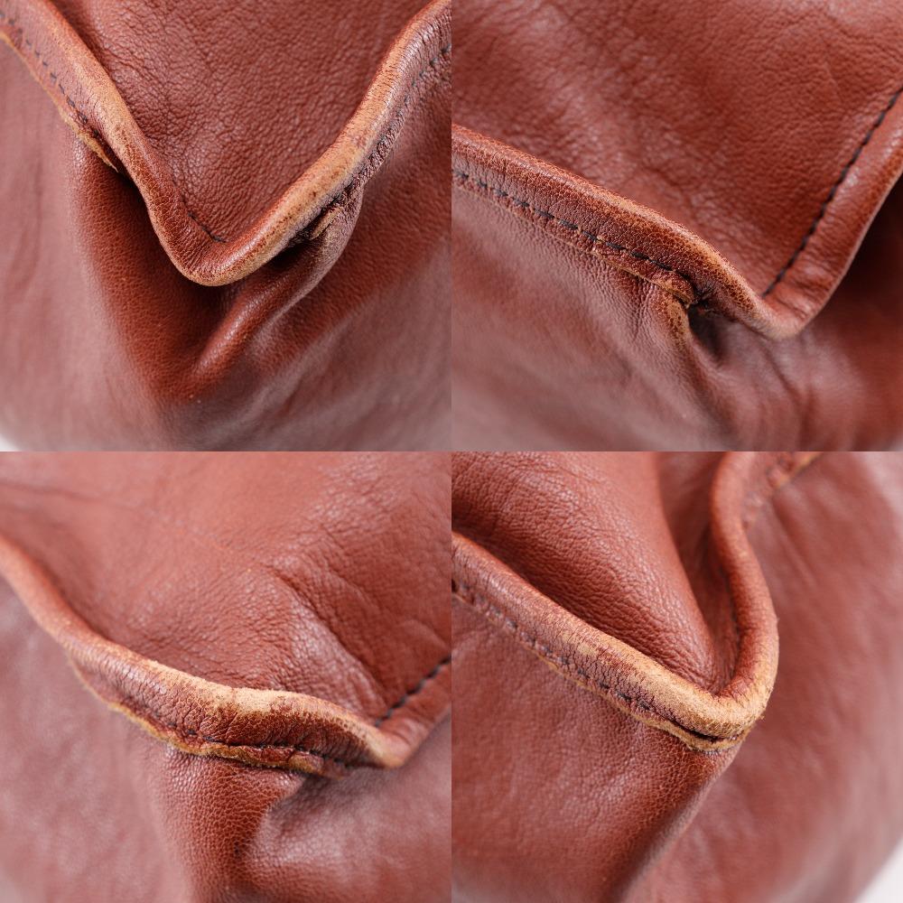 Chloe By Color Tote Bag 01-13-62-65 Brown / Black Leather Unisex Used