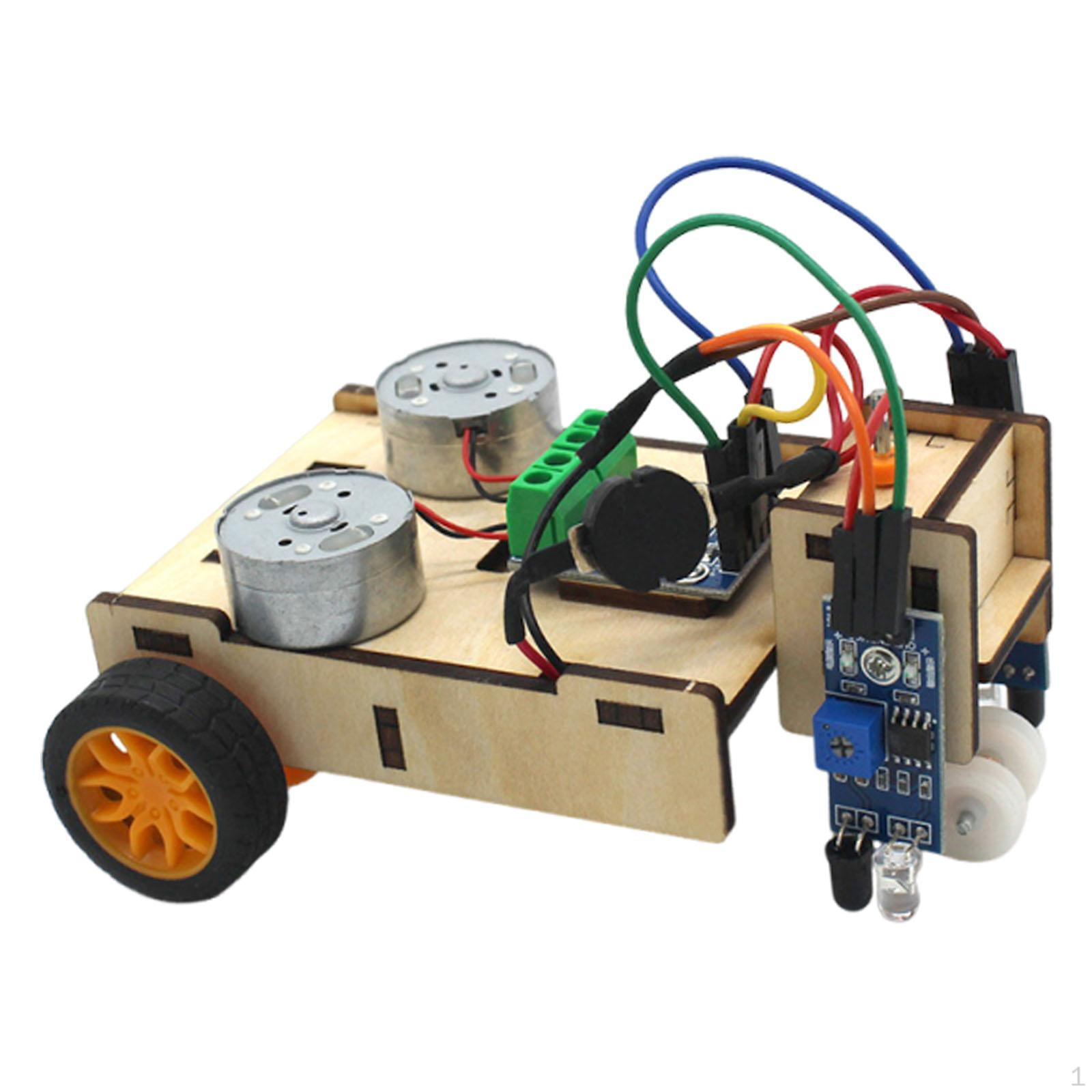 Набор для сборки робота-следопыта DIY STEM Robotics с руководством по сборке, аксессуар для быстрой установки для домашнего использования