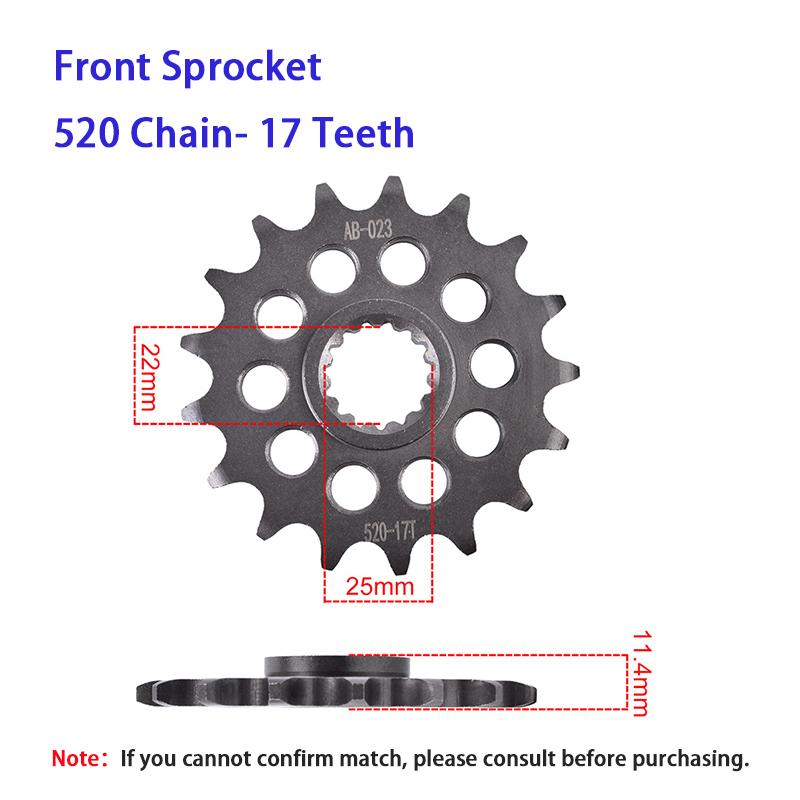 520 14T/15T/16T/17T Front 40T/42T/45T/48T/50T/52T Rear Sprocket For KT/M 620 640 690 790 890 990 DU/KE LC4 R SM SMC Adventure L