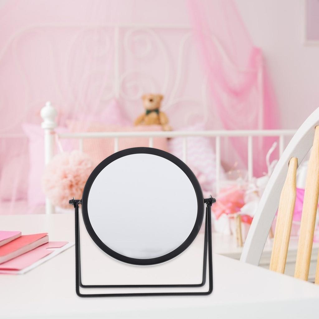 Slim Elegant Swivel Makeup Mirror Round Desktop Vanity Mirror for Makeup Application Skincare Grooming and Gift Use Tabletop