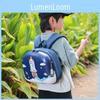 Modern Trendy Kids Backpack With Cartoon Ice Cream Rocket Pattern And Breathable Oxford Material For School Use