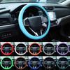 Car Decoration Silicone Steering Wheel Cover Elastic Protetive Cover Multi Color Auto Interior Silica Gel Decoration Covers For