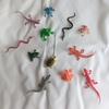 12Pcs/Set Simulated Reptile Refrigerator Magnet Home Office Kitchen Locker Fridge Magnetic 3D Gecko Frog Turtle Decoration Ornament