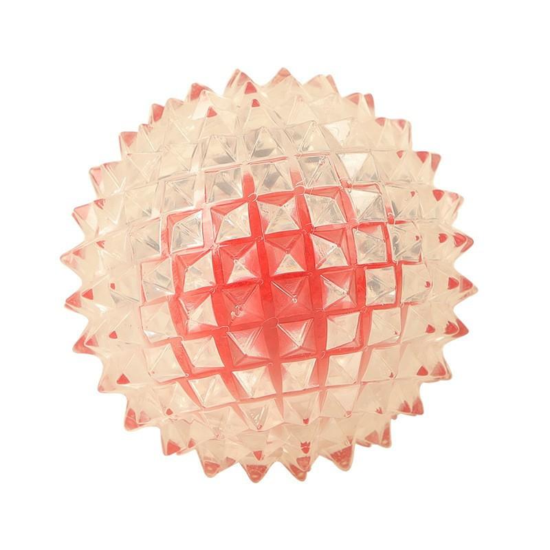 

2pcs Dog Chew Toy Ball, Durable Elastic Spiky Ball for Medium Large Dogs, Pet Bite Resistant Toy Diameter 8cm *2pcs