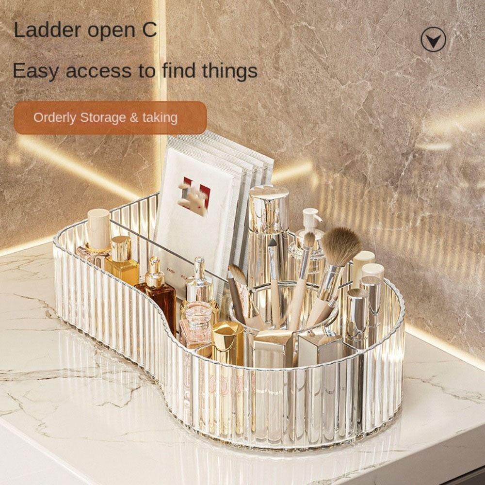 

Storage containers Desktop Storage Box Light Luxury Remote Control Storage Box сірий