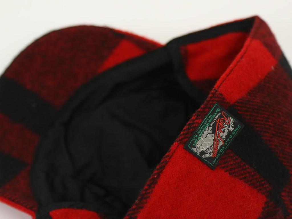 (Polo Ralph Lauren) Men's and Women's Wool Melton Hunting Cap 0108930-SM-IDAHORED [Used]