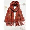 Imitation Cashmere Scarf for Women Winter New Korean Style Small Fresh Color Plaid Thickened Warm Student Shawl Scarf for Men