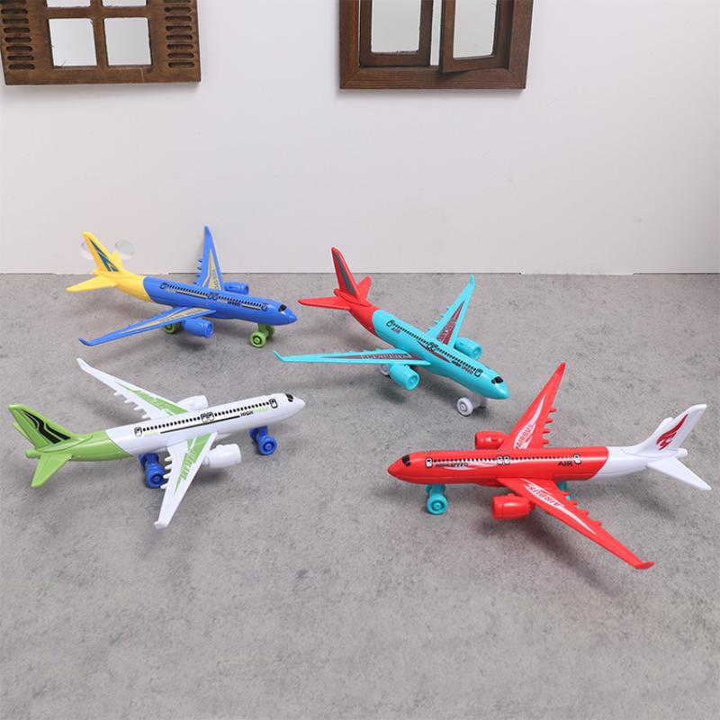 1/3/5Pcs Plastic Aircraft Ornament Diy Assembled Airplane Model Toy Color Random For Kids Children Education Collection Gift