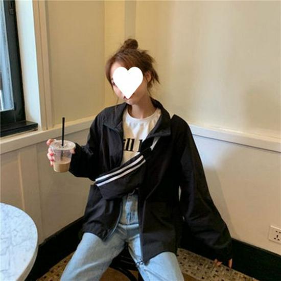 2021 Women's Korean Style Retro Long Sleeve Sun Protection Jacket