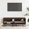 VidaXL TV Cabinet Brown Oak 122x34x41 Cm Engineered Wood, TV Stand, TV Buffet, Multimedia Cabinet, TV Bench, Furniture 848573