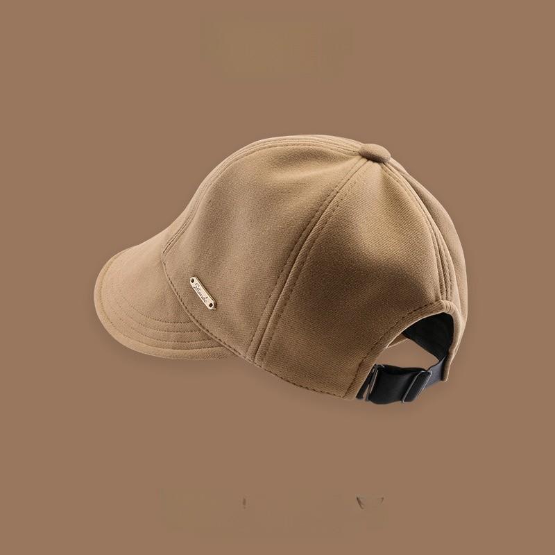 Spring Seasonal Wool Hat For Women With Overlarge Head Circumference And Sunproof Style