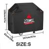 BBQ Cover, 420D Oxford Fabric BBQ Covers, Waterproof/Rip-Proof/Dustproof/UV-Resistant, for Weber, Brinkmann, Char-Broil(5 Size)