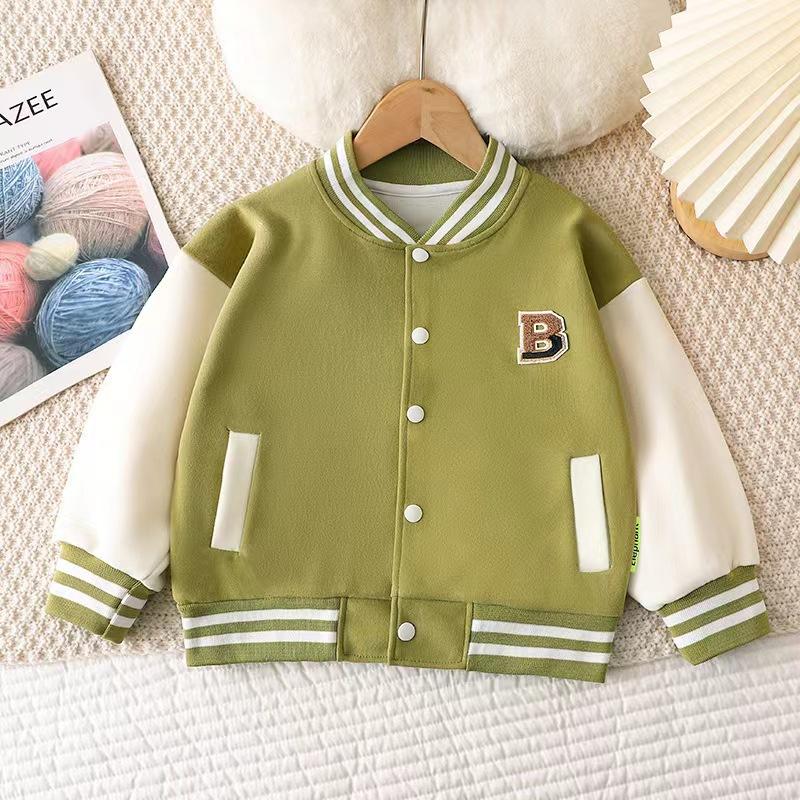Boys Girls Baseball Coat Baby Jacket Spring Autumn Girls Fashion Casual Sports Outerwear