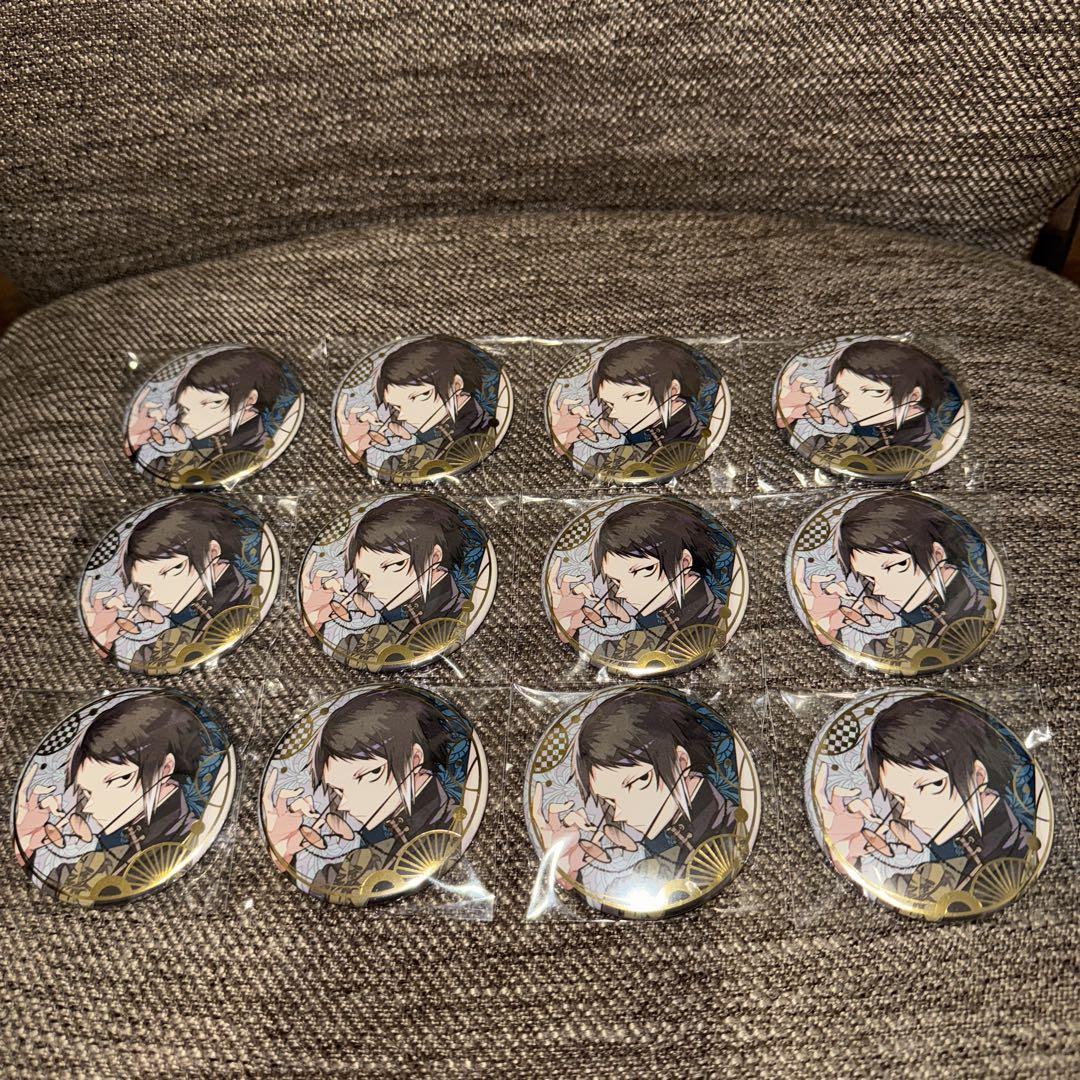 

[USED] Bungo Stray Dogs Harukawa 35 Art Collection Gamers Foil-Stamped Can Badges Ryunosuke Akutagawa 12 Pieces