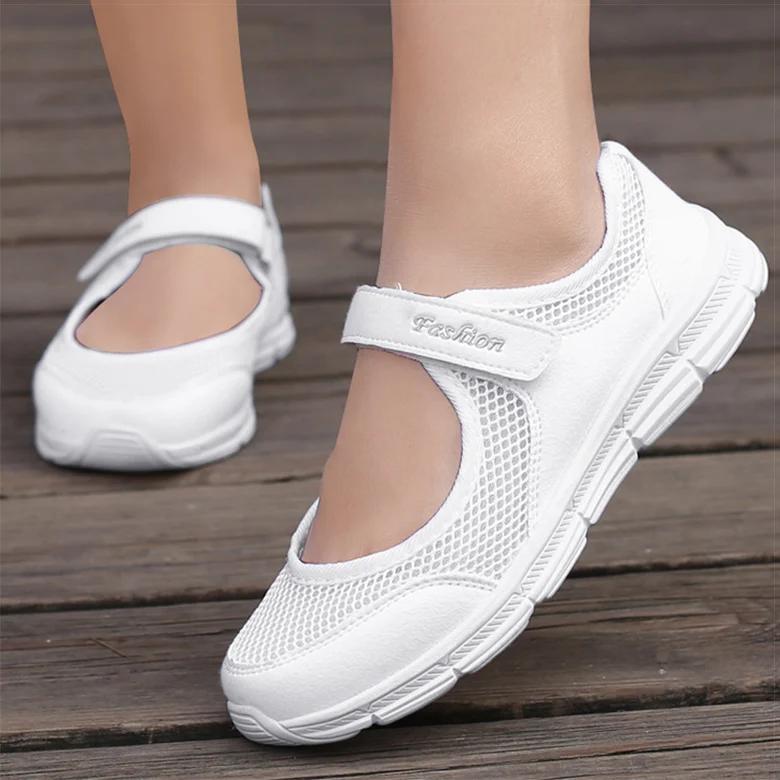 Fashion Fashion Breathable Vulcanized Shoes White Zapatillas Mujer Super Light Women Casual Shoes Sneakers Women  Women Flat