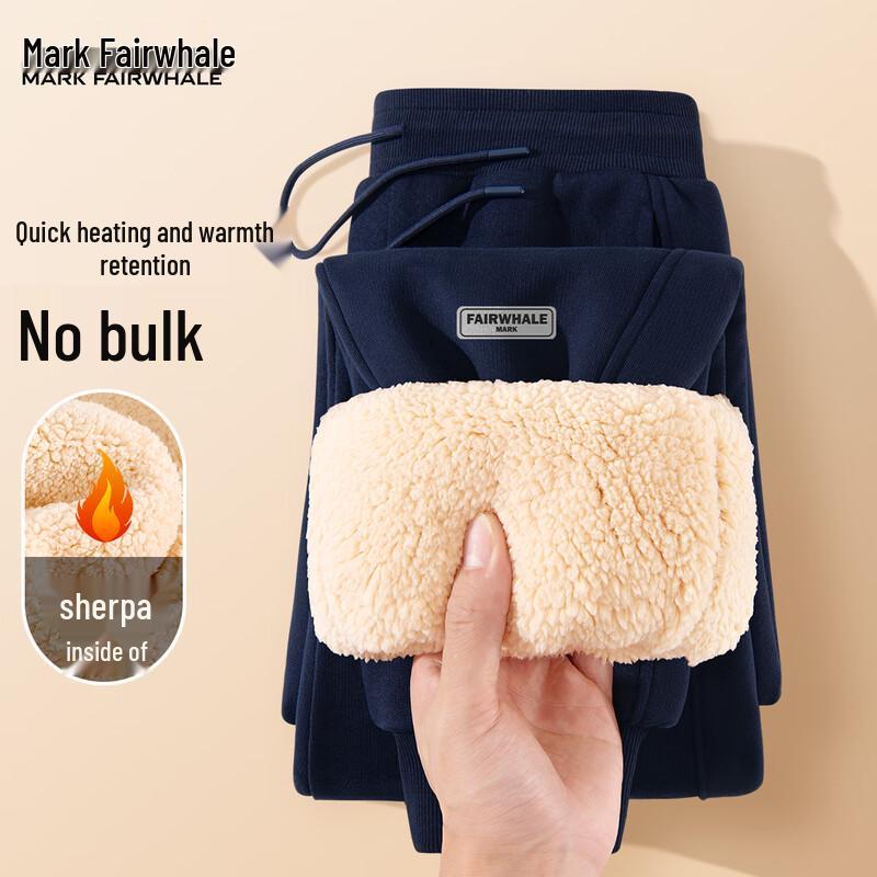 

Mark Fairwhale Men s Fleece-Lined Loose Casual Pants 2XL (185cm)