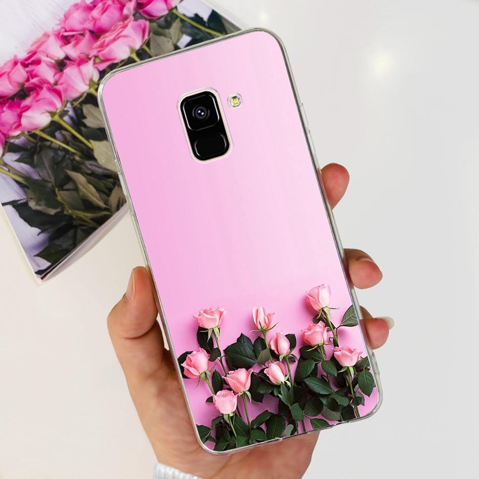 For Samsung Galaxy A8 Plus 2018 Case SM-A730F Luxury Painted Cover Soft Silicone Phone Case For Samsung A8 2018 A530F A8+ Bumper