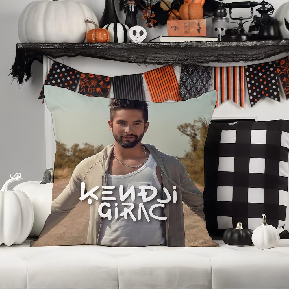 French Singer Kendji Girac Pillow Case Office Cushions Suitable For Sofa Car Bedroom Decorative Cushion Cover