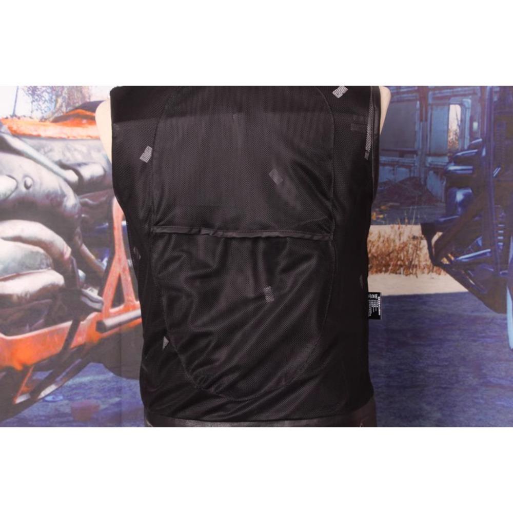 Motorkářská kožená vesta čínské velikosti Pánské Bundy bez rukávů z pravé hovězí kůže 100% SKUTEČNÁ hovězí kůže Stojánek Vesta Svrchní oblečení