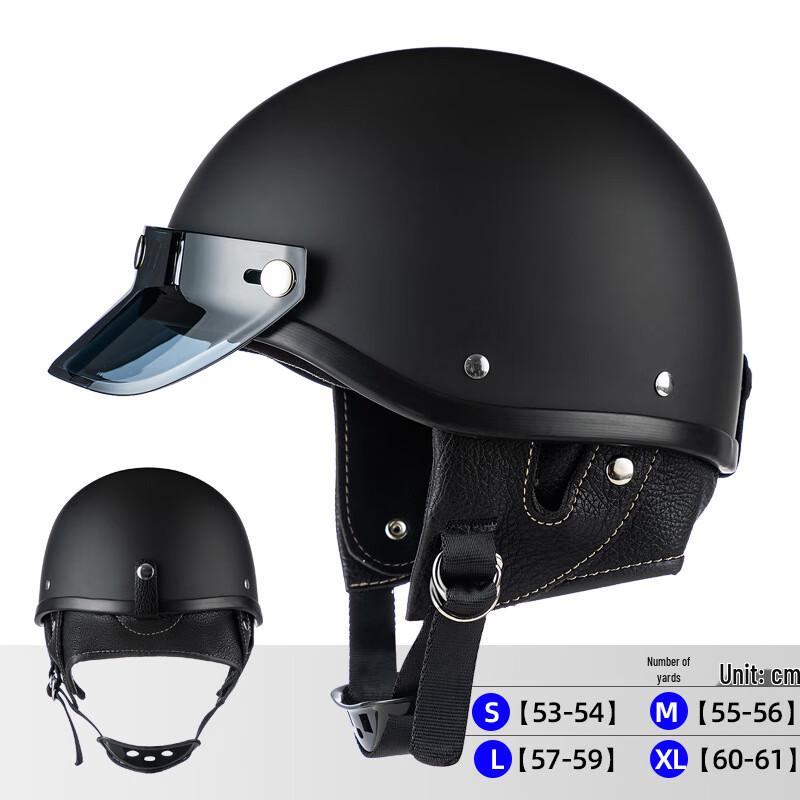 

GOWKE Retro Motorcycle Half Helmet One Size