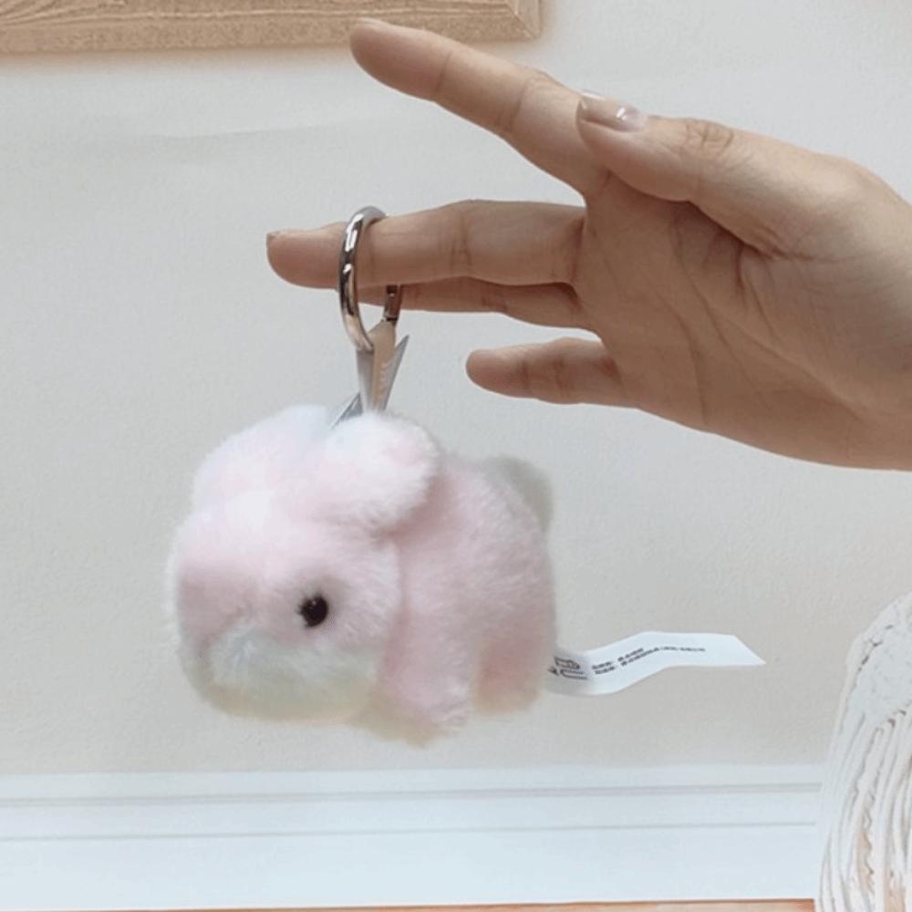 Fluffy Rabbit Plush Pendants Soft Plush Rabbit Doll Pendant  Hanging Ornaments