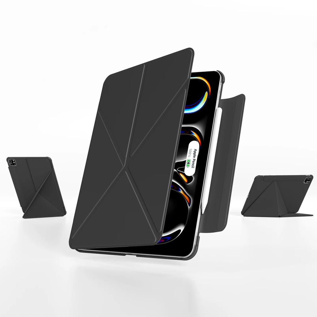 Magnetic K Fold Case for IPad 11th 10th Pro 11 13 12.9 Inch for IPad 10.2 Air 7 11 13 M3 Air4/5 Mini 6 7 A17Pro Cover