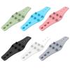 Silicone Massage Steering Wheel Cover Reducing Fatigue Anti-Slip Alignment Marker Reminder Enhancing Comfort Colorful