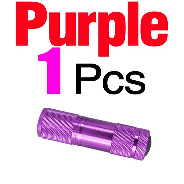 MNFT Mini Portable Ultra Violet Light Lamp 9 LEDs Flashlight For Fly Tying Buzzer Bug Nymph UV Glue Curing Fishing Flies Making
