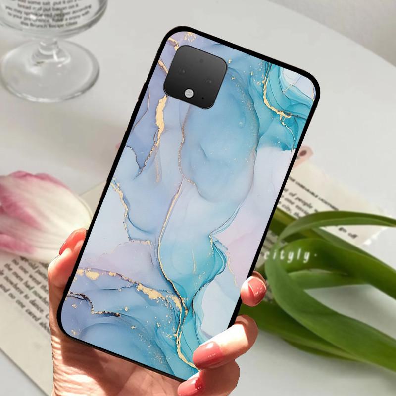 Case For Google Pixel 4A 5G Silicone Soft TPU Black Phone Cover For Google Pixel 5 XL 5G Protective Fundas Cases Luxury Coque