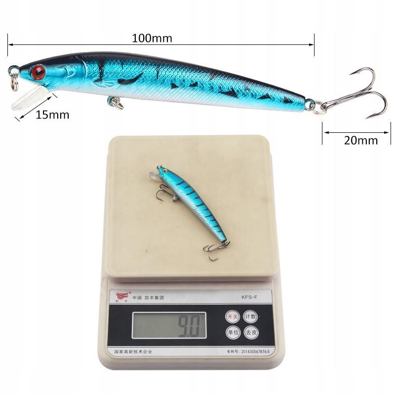 Wobbler Luccio Sandra Persico Pesce Gatto 9G 10 Cm F156E