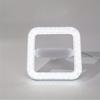 Led Spiral Square Crystal Ceiling Lamp