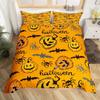 Pastel Pumpkin Bedding Set Spooky Pastel Halloween by patricia_lima - Spooky Ghosts Cotton Sateen Duvet Cover OR Pillow Shams