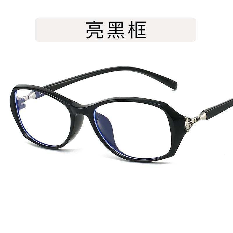 Retro small frame glasses women s oval anti blue light glasses, fashionable reading glasses optical glasses frame who