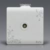 Decorative Wall Socket & Switch Module - Five-Hole Household Power Panel