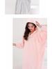 Women's Quick-Drying Hooded Coral Fleece Bathrobe for Spa, Sauna, and Home