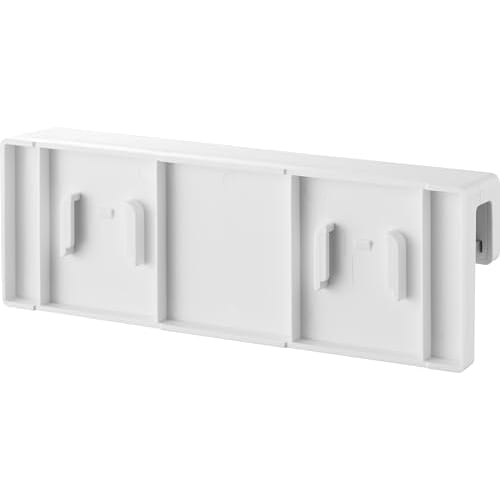 Yamazaki Film Hook Insertion Toothbrush & Tube Holder W18 White Body: W18 X D2.8 X H6cm (excluding Film Hook) Tower Floating Storage Toothbrush Holder