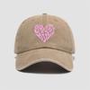 Sweet Heart Printed Visor Baseball Cap Baseball Hats  For Man Women Hiking Fishing Vacation