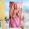 Barbie3 Beach Towel Super Soft Microfiber Quickdry Fabric Comfortable Lightweight