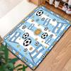 World Cup Football Pattern Square Carpet,Area Rug,Carpet Rug for Living Room Bedroom Sofa Playroom Decor,Non-slip Floor Mat,Holiday Birthday Gifts