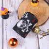 Halloween Pumpkin Skull Printed Ribbon - Halloween Party Decoration Ribbon, Colorful Strip Decoration Item, Woven Ribbon