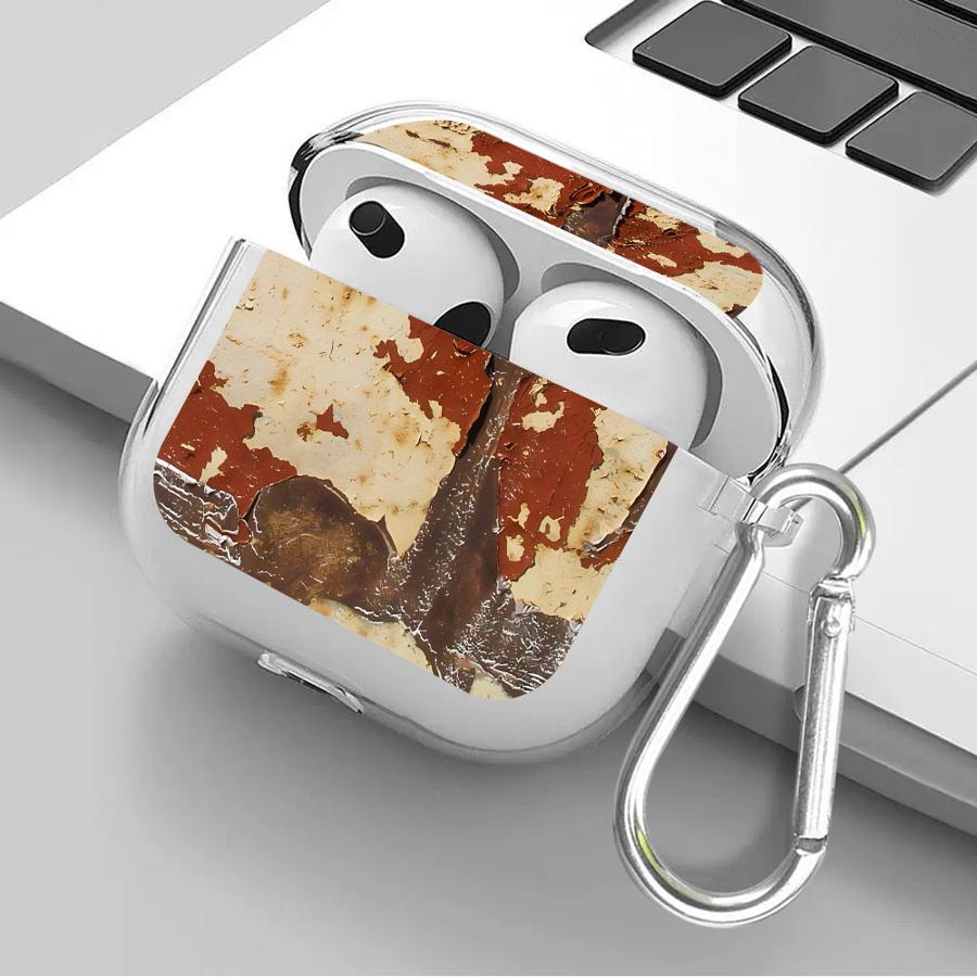 Fashion Rust Clear Earphone Cases Cover Case For Airpods 3 Pro3 4 Pro2 Pro 1 2
