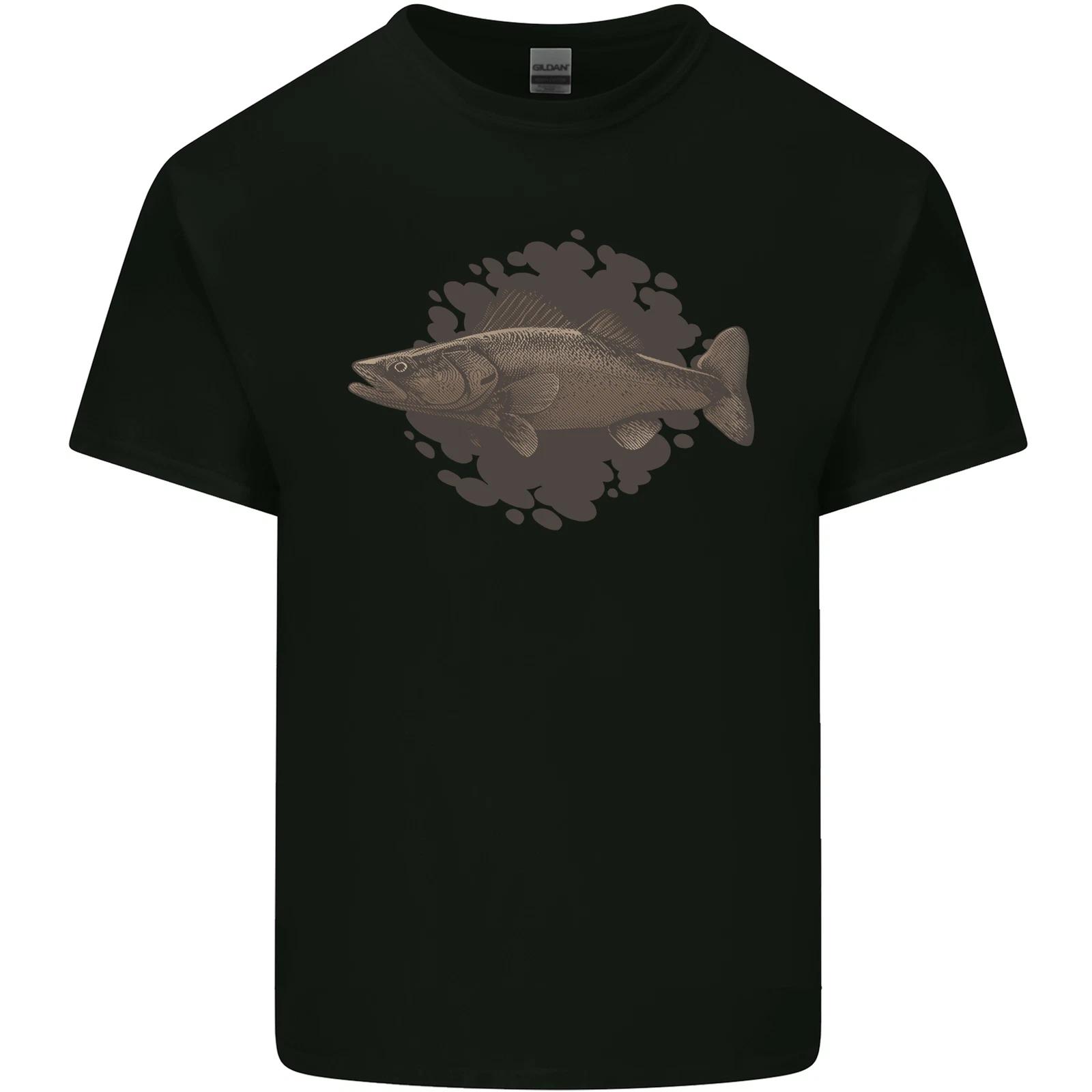 Walleye Fish Fishing Fisherman Kids T-Shirt Childrens 4XL