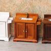 1/12 Dollhouse Simulation Washing Basin Cabinet Dollhouse Bathroom Sink Furniture Decoration Toy Micro Scene Construction Prop