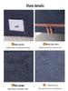 Cotton Linen Foldable Quilt and Clothes Storage Box with Steel Frame - Large Capacity Wardrobe Organizer
